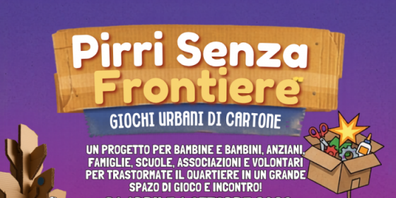 Pirri senza frontiere: giochi urbani di cartone