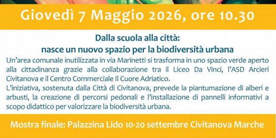 Premio ambasciatore della transizione ecologica 2026 - Recupero naturalistico Via Marinetti