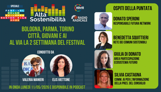 Bologna, Parma, Torino. Città, giovani e IA nella seconda settimana del Festival ASviS